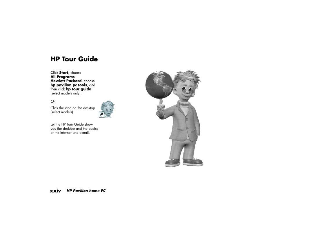 HP a219.uk, a210.uk manual HP Tour Guide 