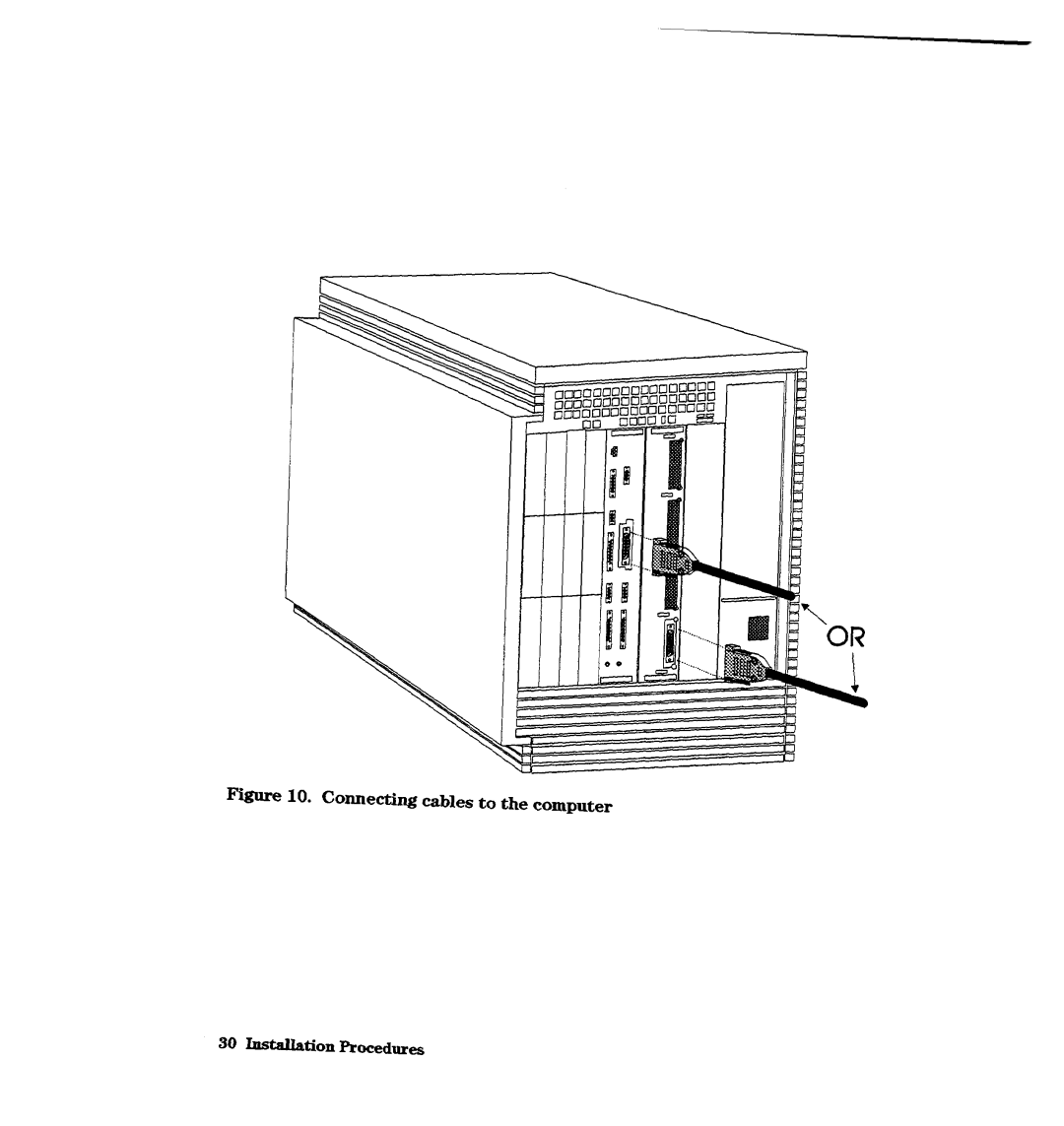 HP A3644A, A2969A manual Connecting cables to the computer InstaUationAocedmes 