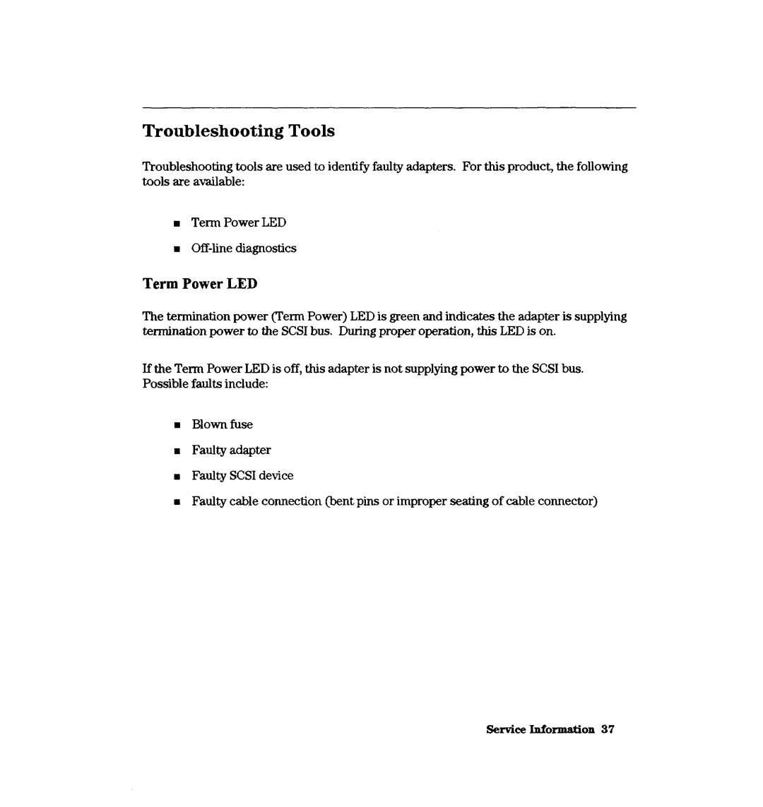 HP A2969A, A3644A manual Troubleshooting Tools 