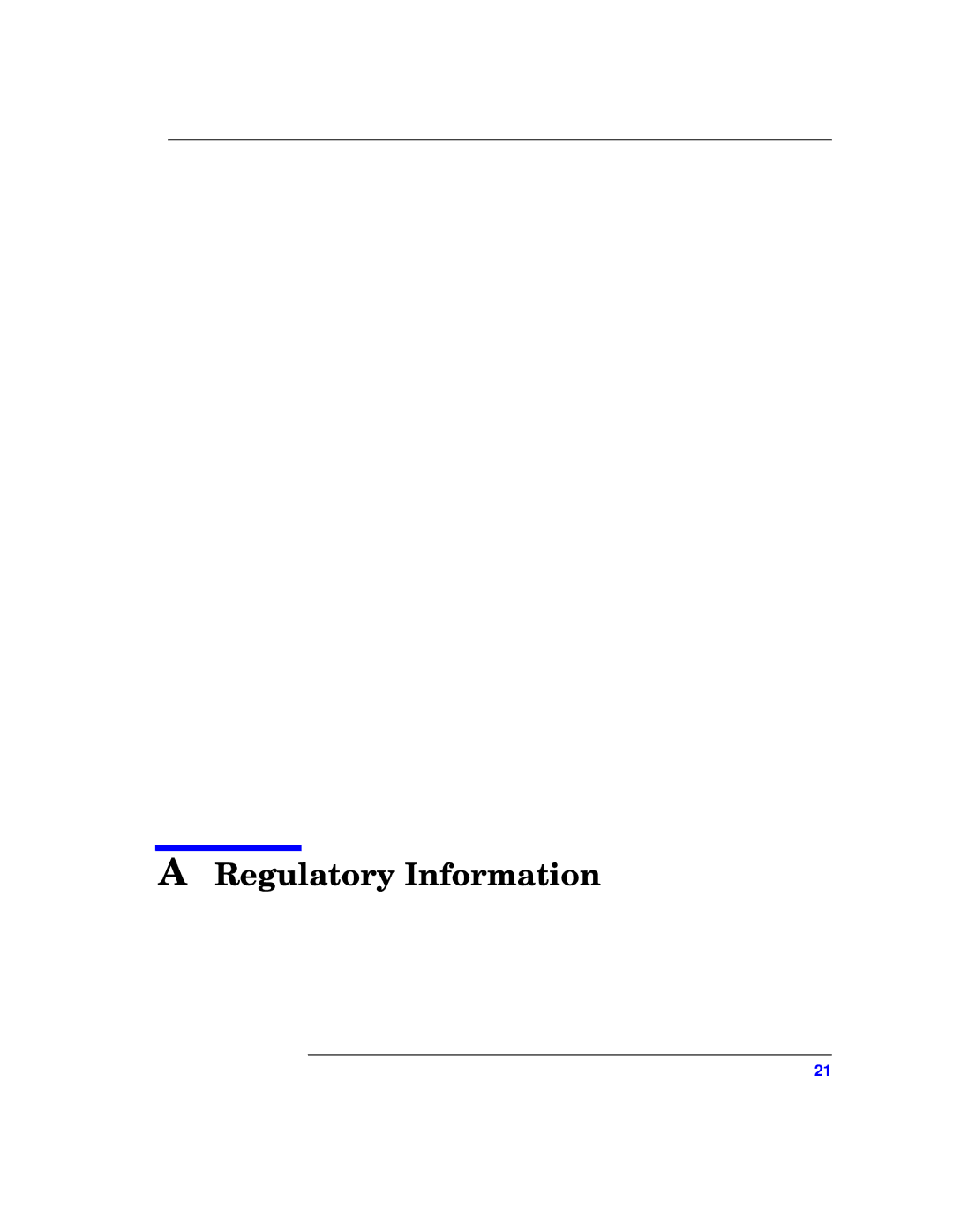 HP a4552-90016 manual Regulatory Information 