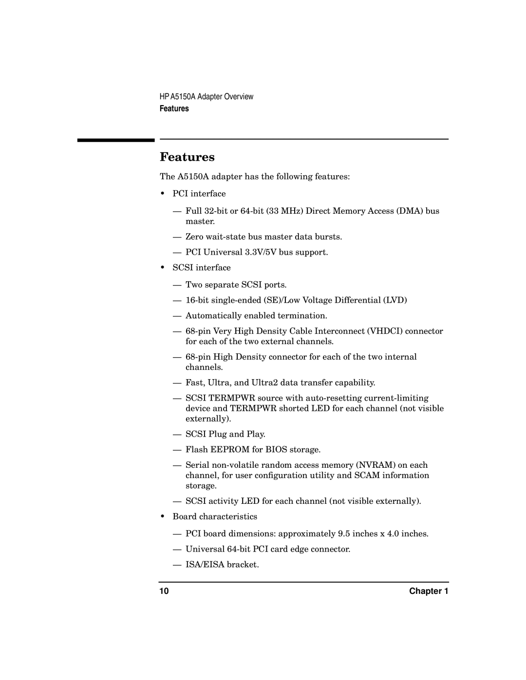 HP A5150A manual Features 