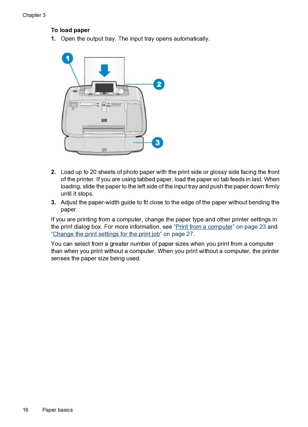 HP A520 manual To load paper 