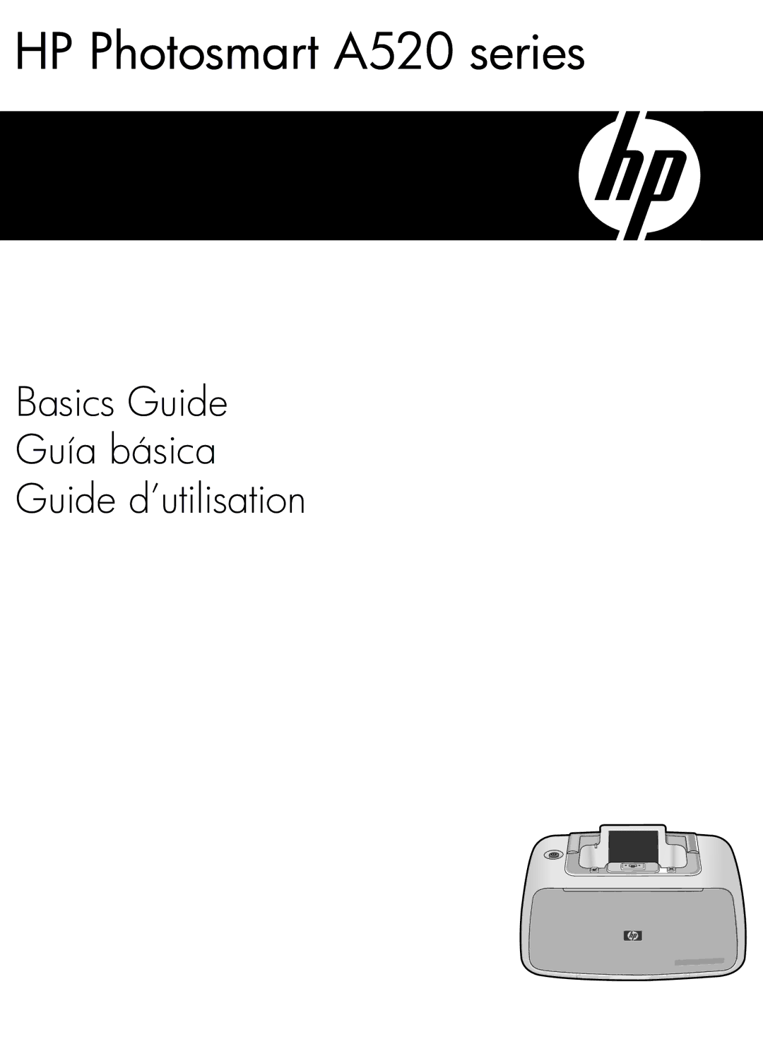 HP A528 manual HP Photosmart A520 series 