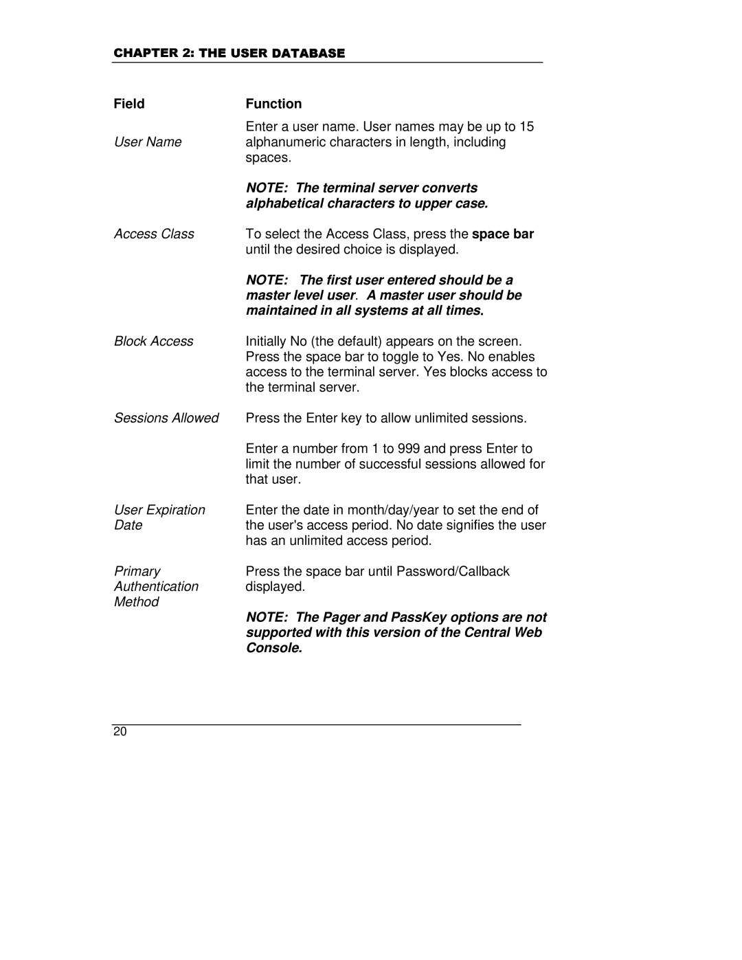 HP A5799A manual Field Function 