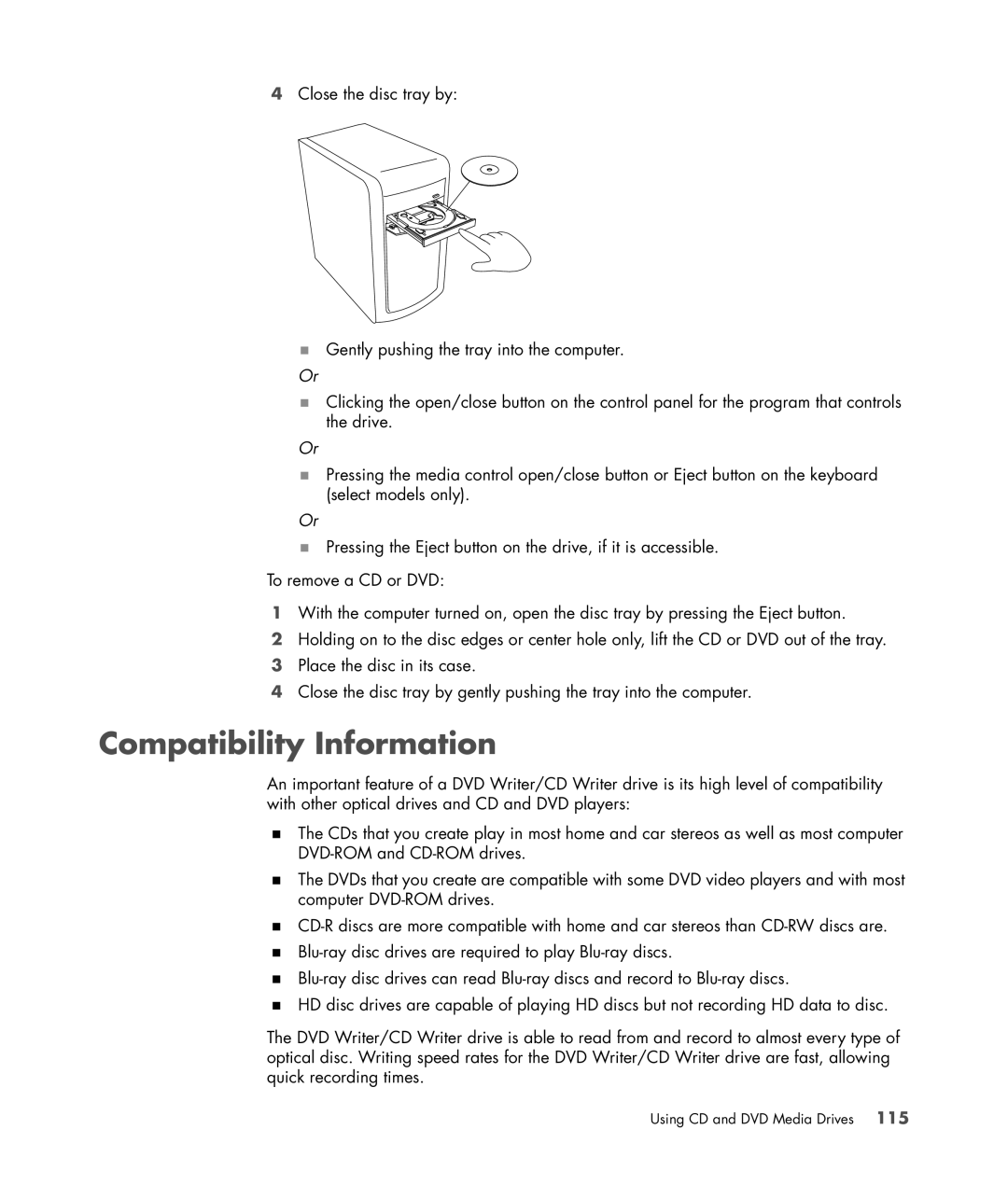 HP a6347c manual Compatibility Information 