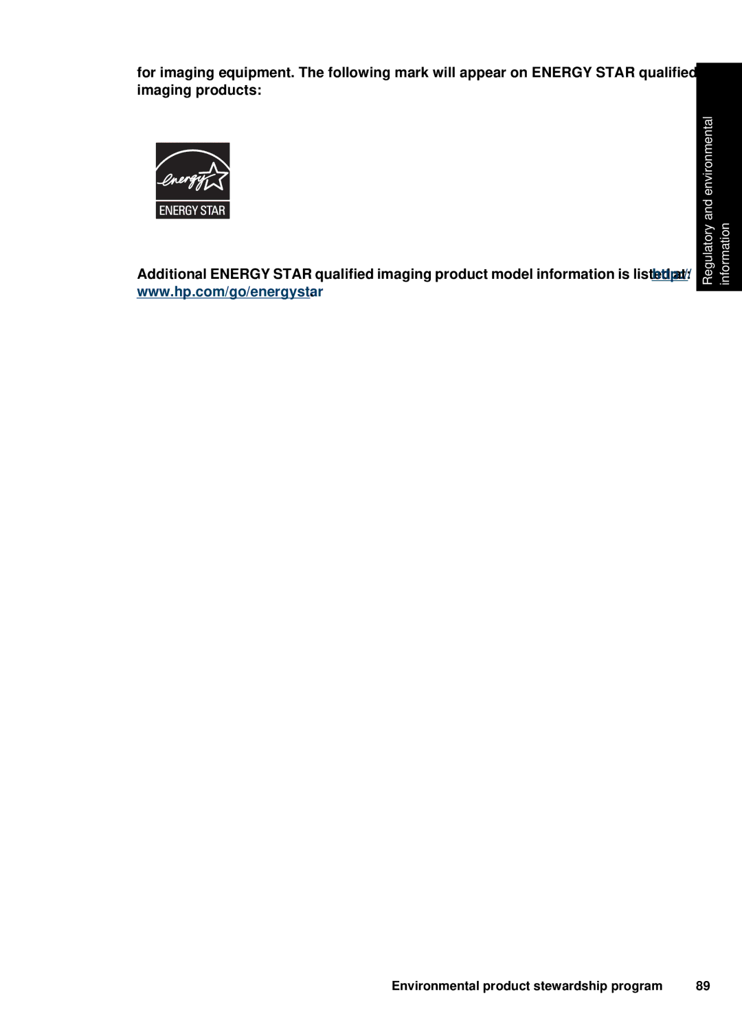 HP A646 Inkjet CC001A#B1H manual Regulatory and environmental Information 