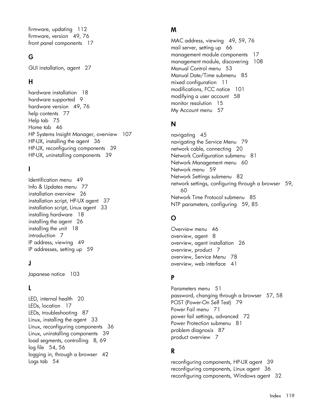 HP A6584A, A1354A, A1353A, A1356A, J4373A, J4370A, J4367A manual Linux, installing the agent 