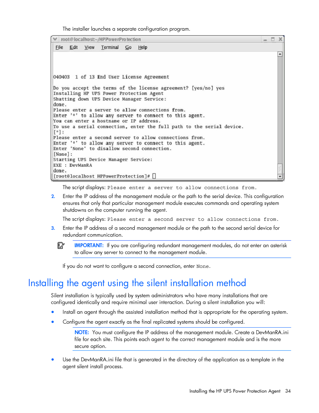 HP J4367A, A6584A, A1354A, A1353A, A1356A, J4373A, J4370A manual Installer launches a separate configuration program 