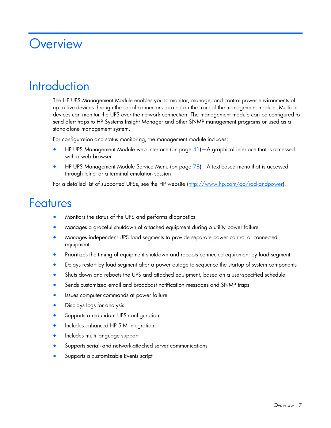 HP A6584A, A1354A, A1353A, A1356A, J4373A, J4370A, J4367A manual Overview, Introduction, Features 