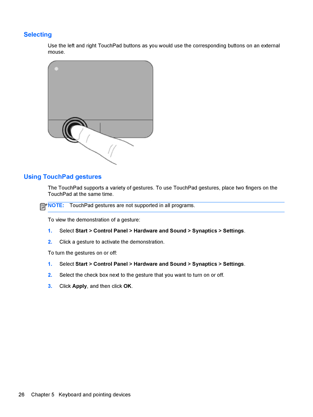 HP A6X41UAR#ABA manual Selecting 