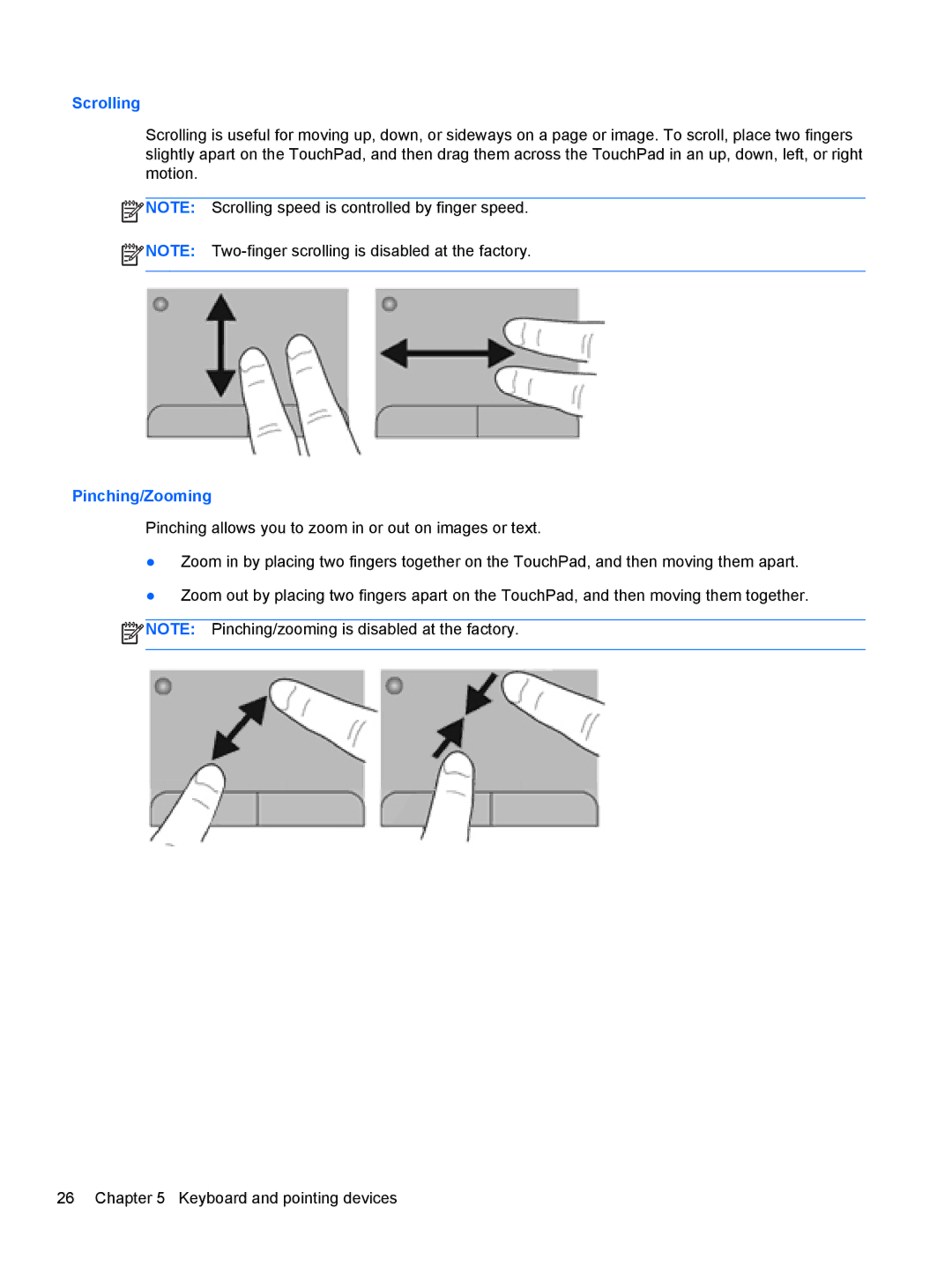 HP A7A43UAR#ABA manual Scrolling 