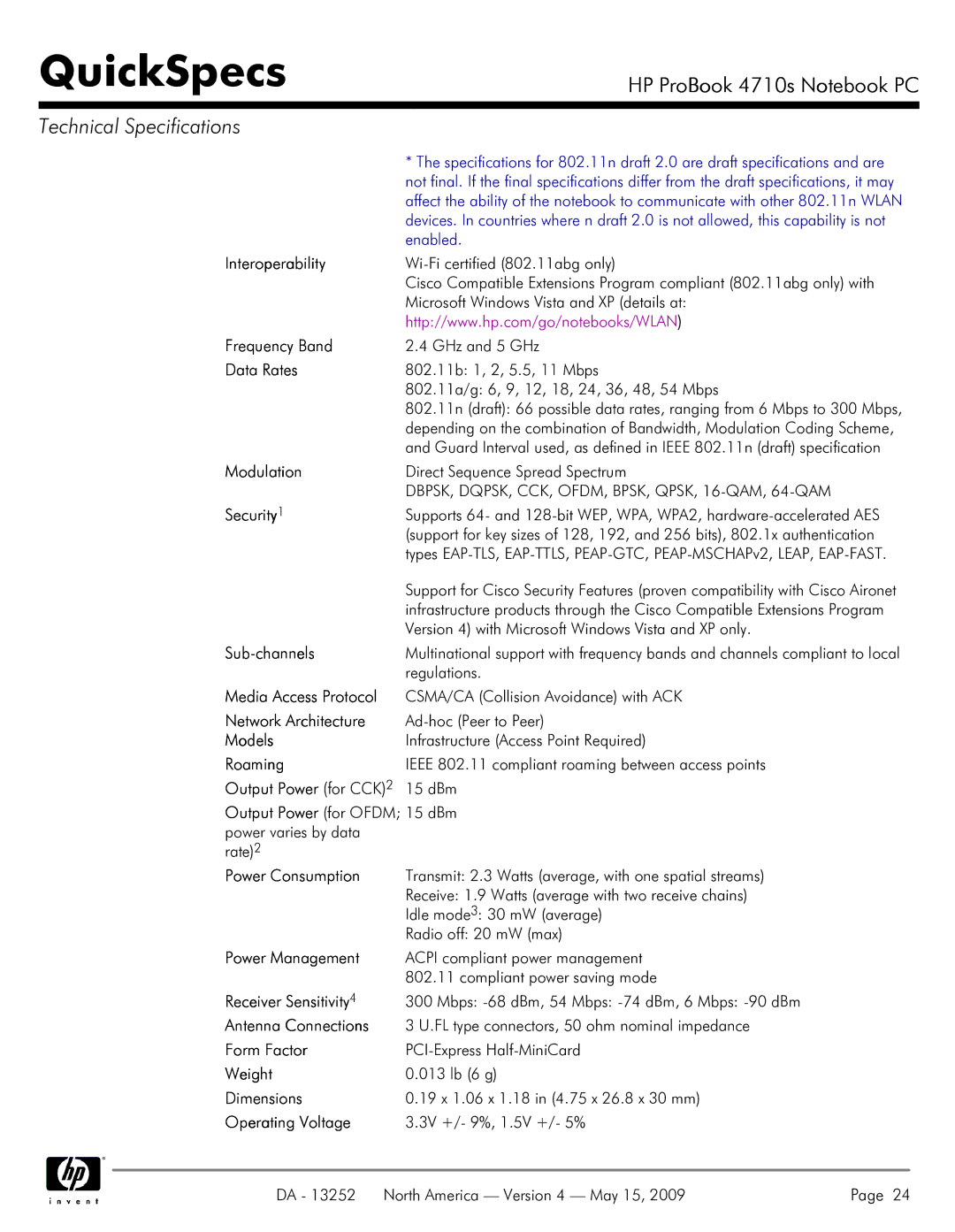 HP A7V8X-MXSE manual Interoperability, Frequency Band, Data Rates, Modulation, Sub-channels, Media Access Protocol, Models 