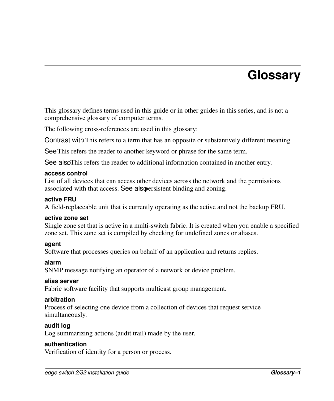 HP 958-000290-000, AA-RSTZB-TE manual Glossary 