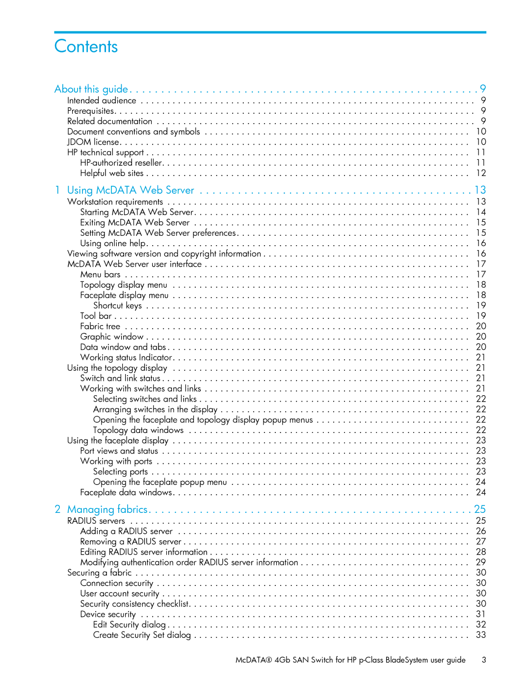 HP AA-RW20A-TE manual Contents 