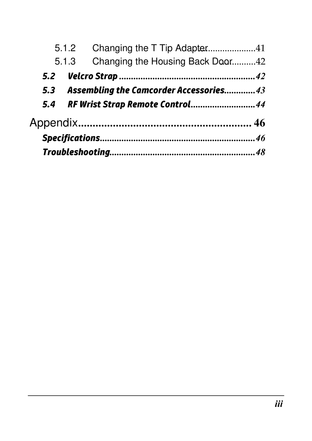 HP ac200w Action Camera manual Appendix 