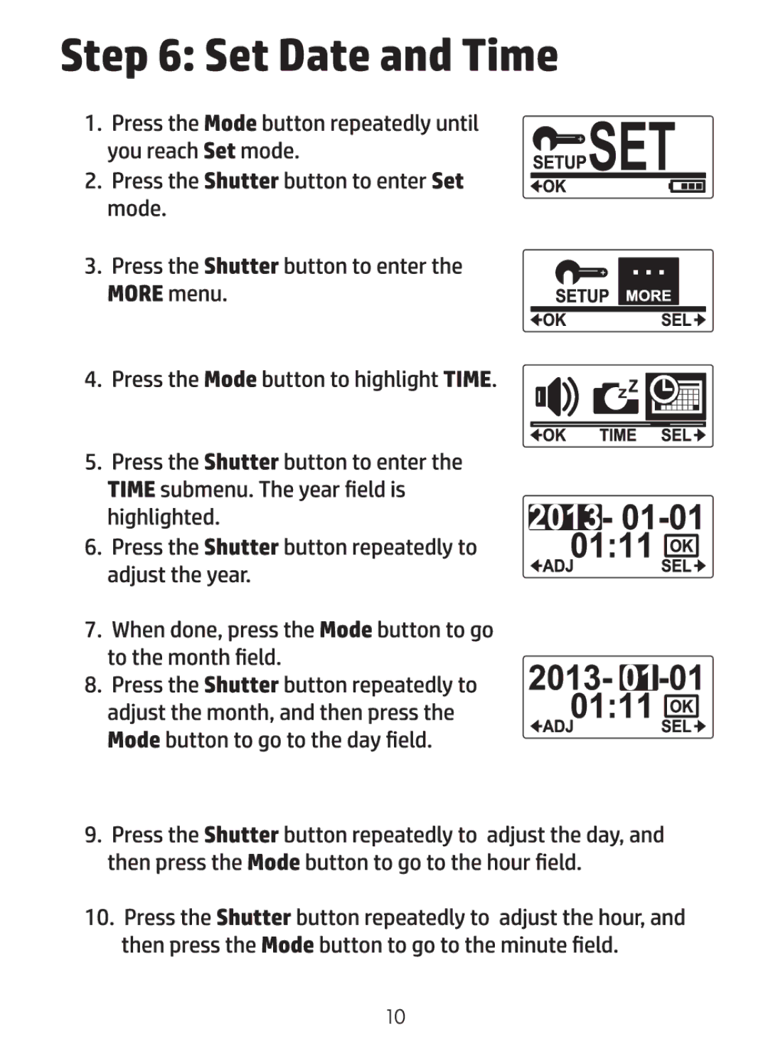 HP ac200w Action Camera manual 