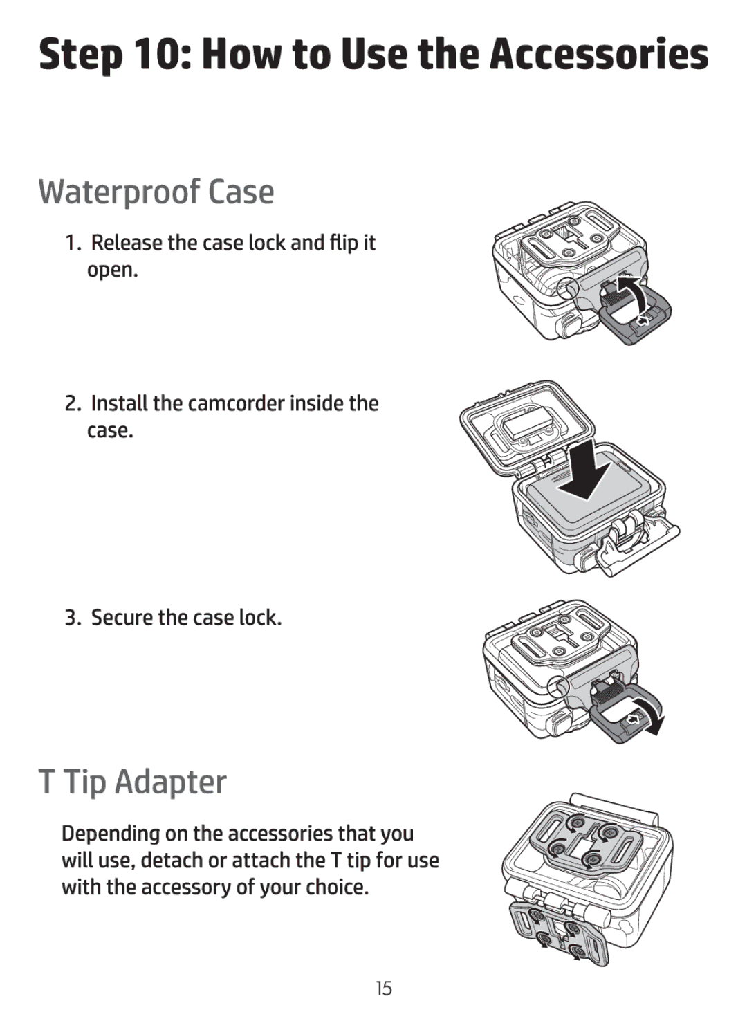 HP ac200w Action Camera manual 