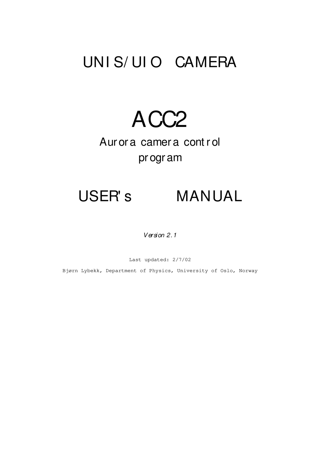 HP ACC2 Aurora manual 