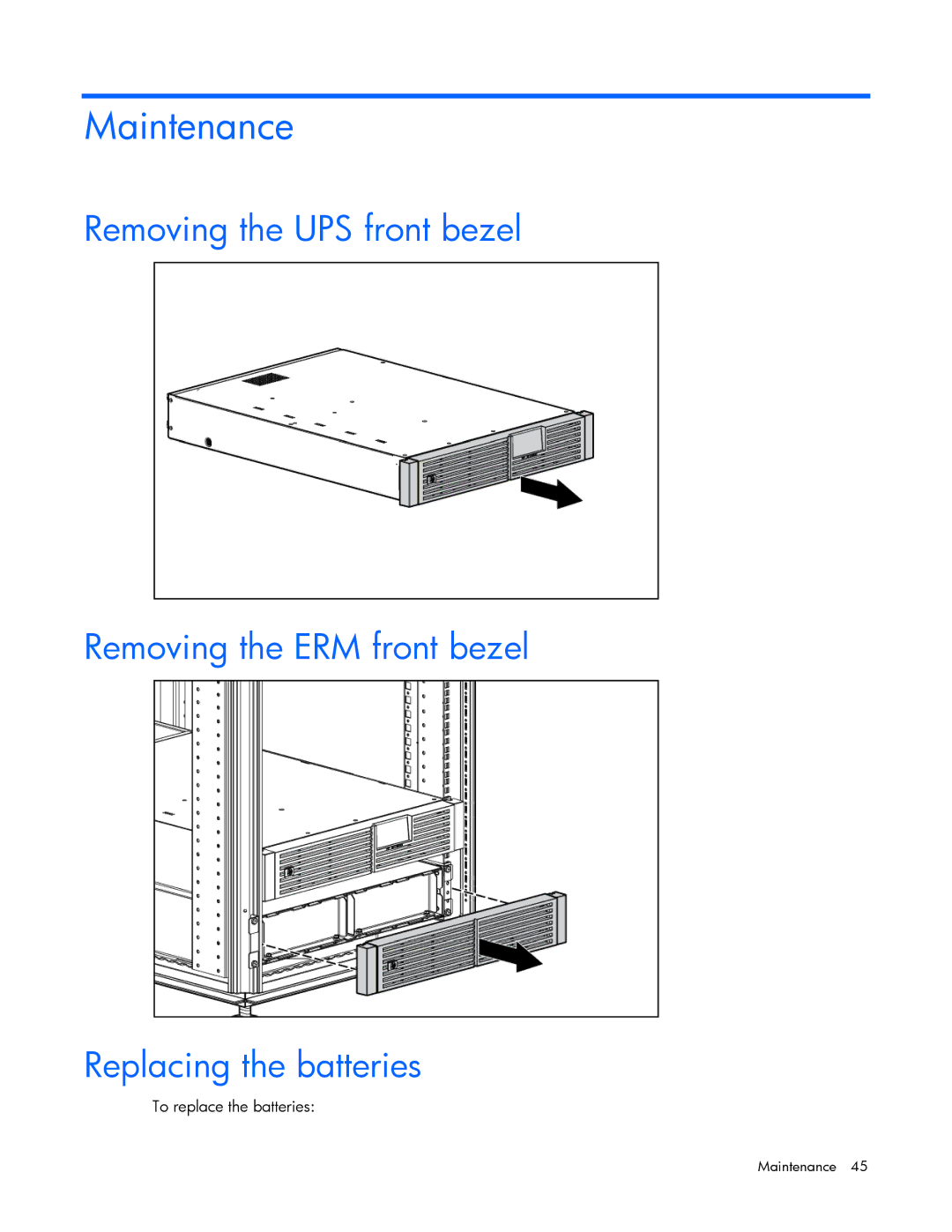 HP Accessory 651176-002 manual Maintenance 