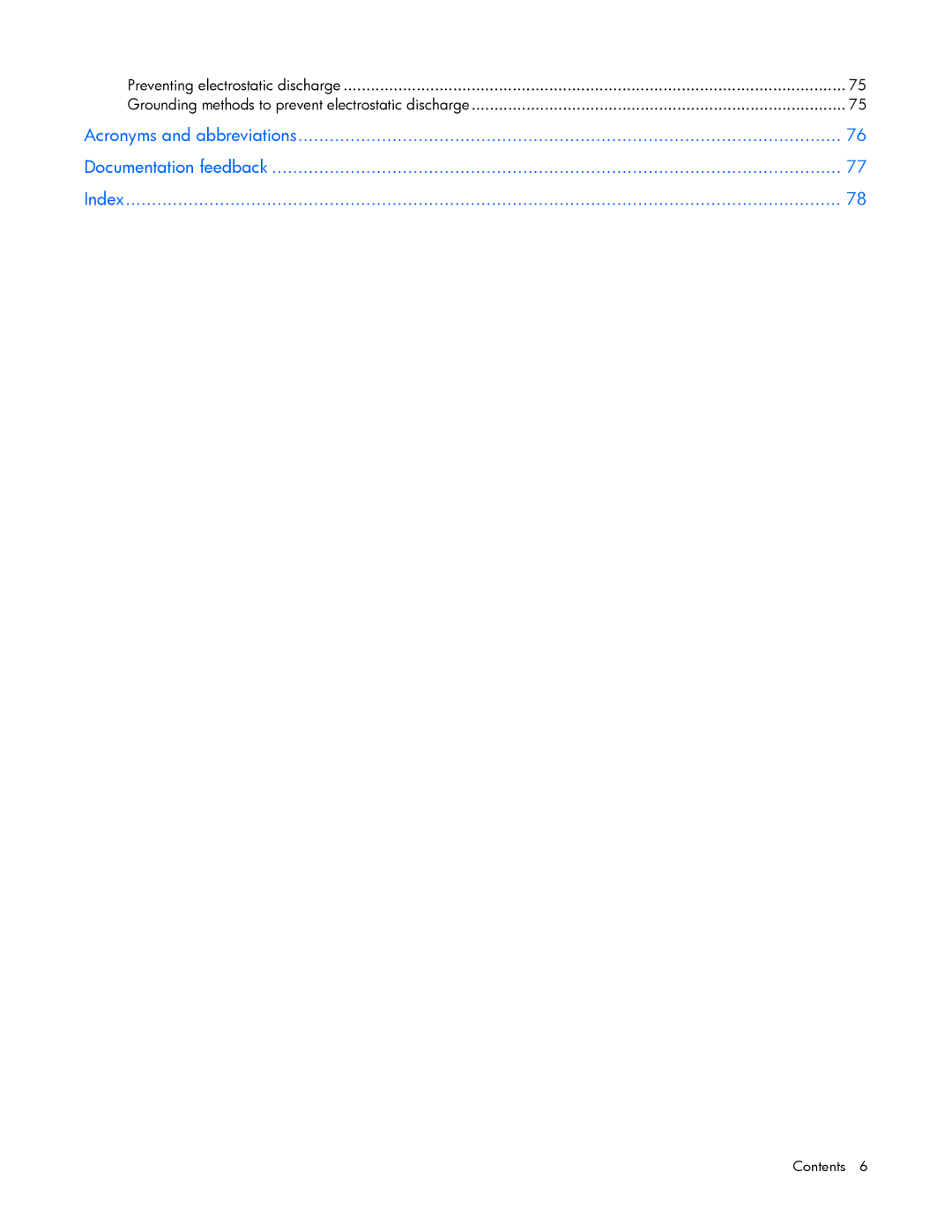 HP Accessory 651176-002 manual Acronyms and abbreviations Documentation feedback Index 