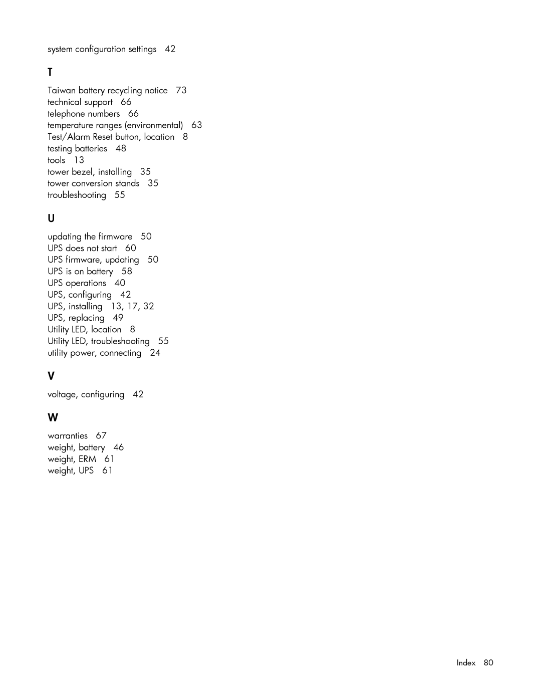 HP Accessory 651176-002 manual UPS is on battery 