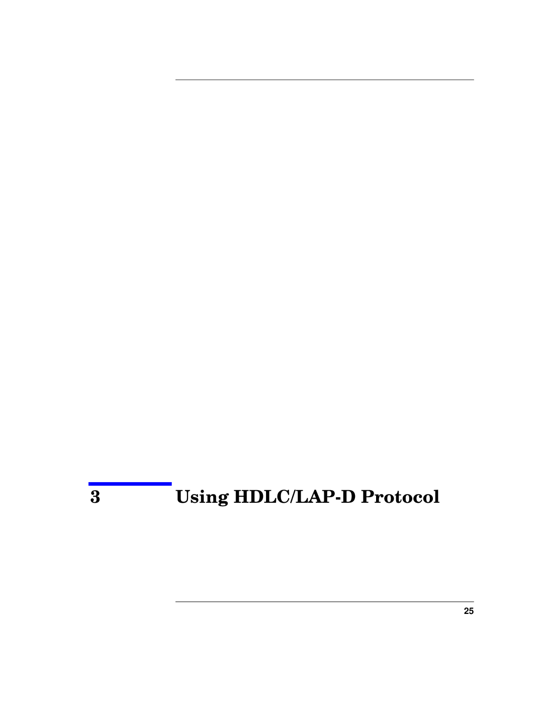 HP Advanced Communications Controllers (ACC) manual Using HDLC/LAP-D Protocol 