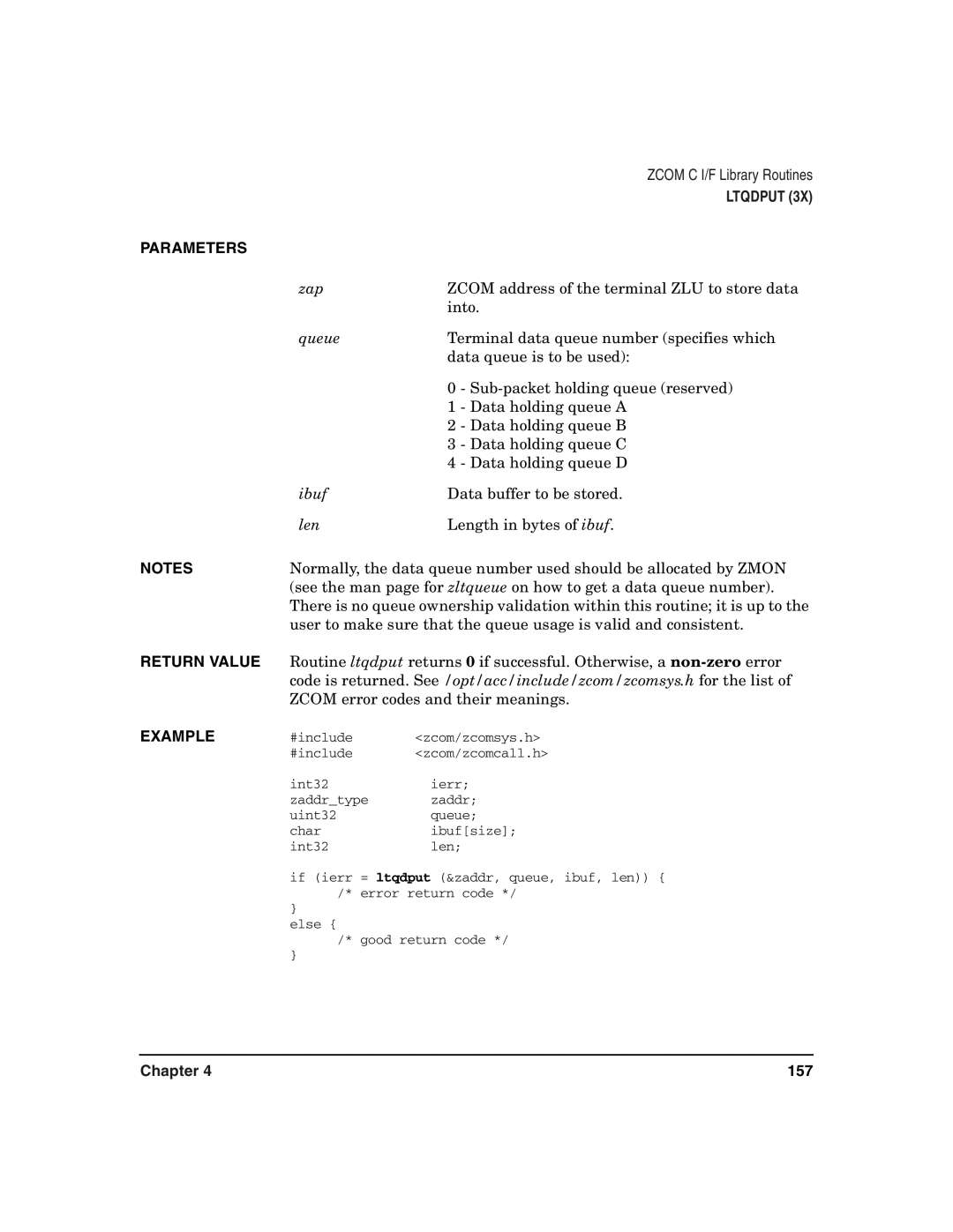 HP Advanced Communications Controllers (ACC) manual Ltqdput, Zcom error codes and their meanings 