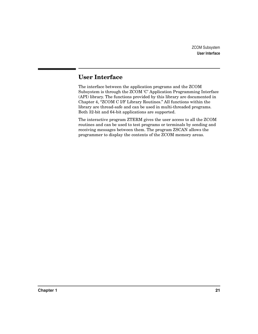 HP Advanced Communications Controllers (ACC) manual User Interface 