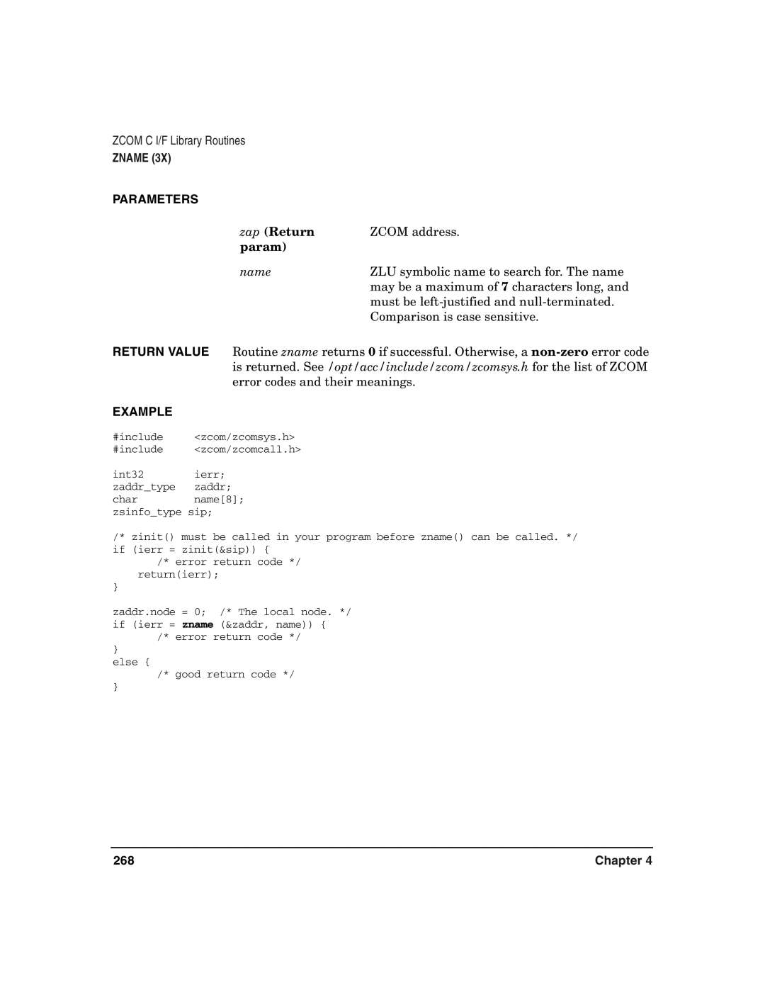 HP Advanced Communications Controllers (ACC) manual Zcom address 