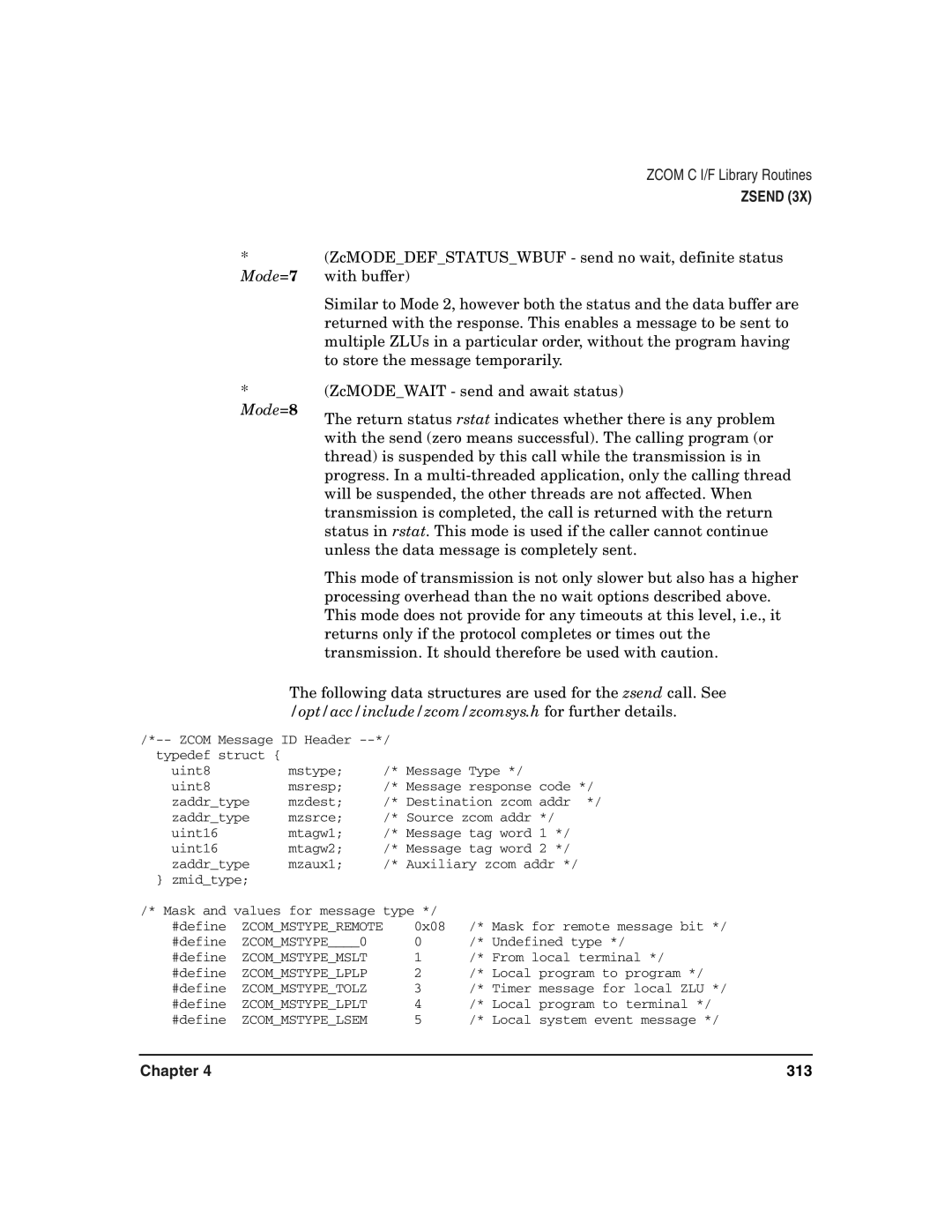 HP Advanced Communications Controllers (ACC) manual Mode=8 