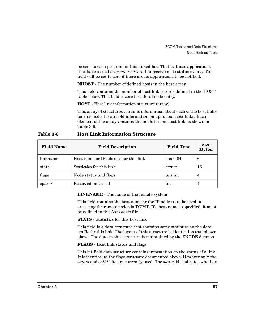 HP Advanced Communications Controllers (ACC) manual Host Link Information Structure 