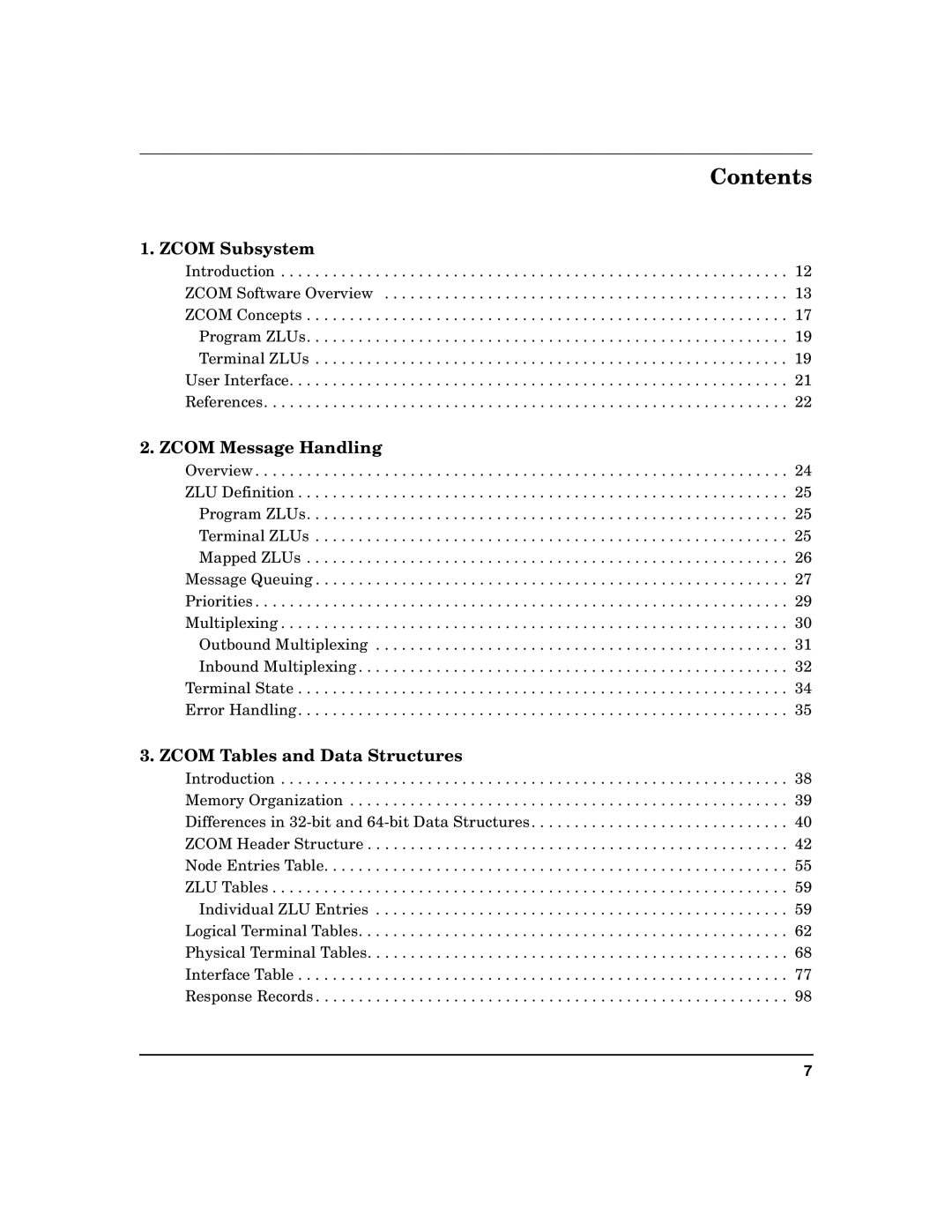 HP Advanced Communications Controllers (ACC) manual Contents 