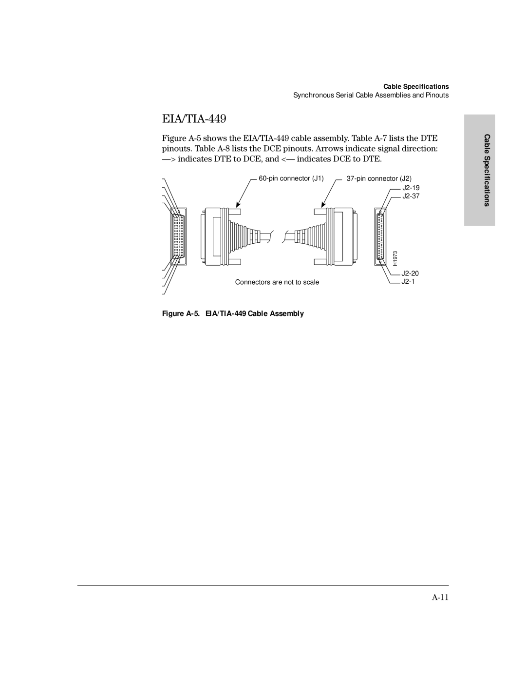 HP AdvanceStack Internet Router manual EIA/TIA-449 