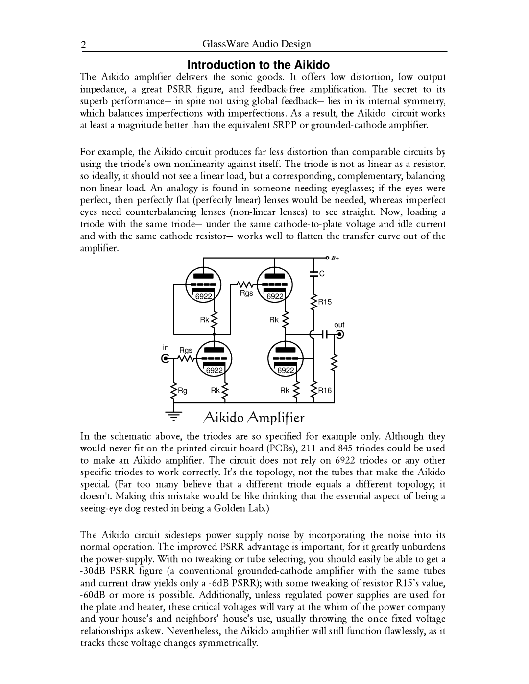 HP Aikido Stereo 9-Pin B manual Aikido Amplifier, Introduction to the Aikido 