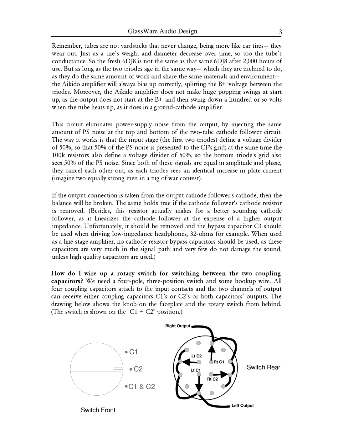 HP Aikido Stereo 9-Pin B manual C1 & C2 