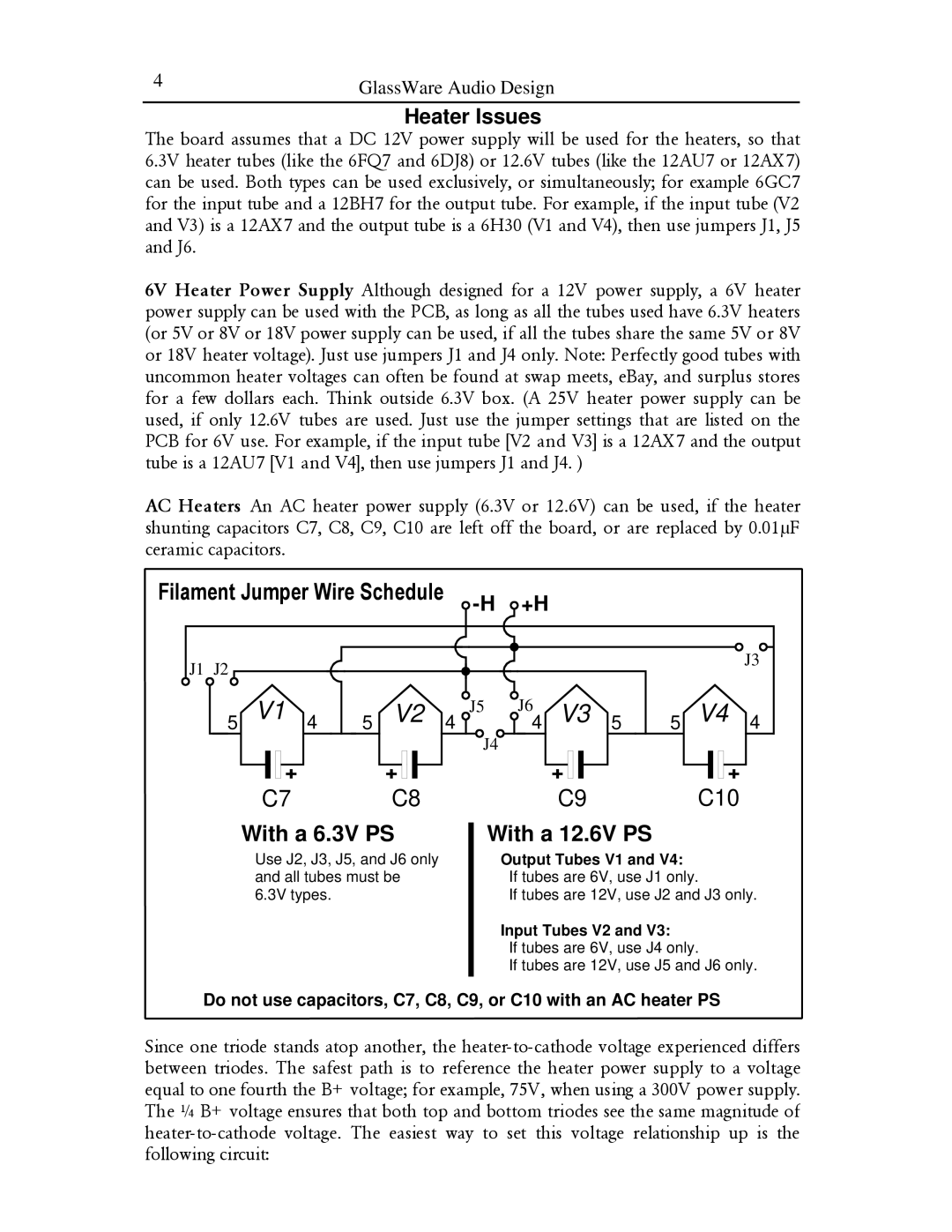 HP Aikido Stereo 9-Pin B manual Filament Jumper Wire Schedule, Heater Issues 