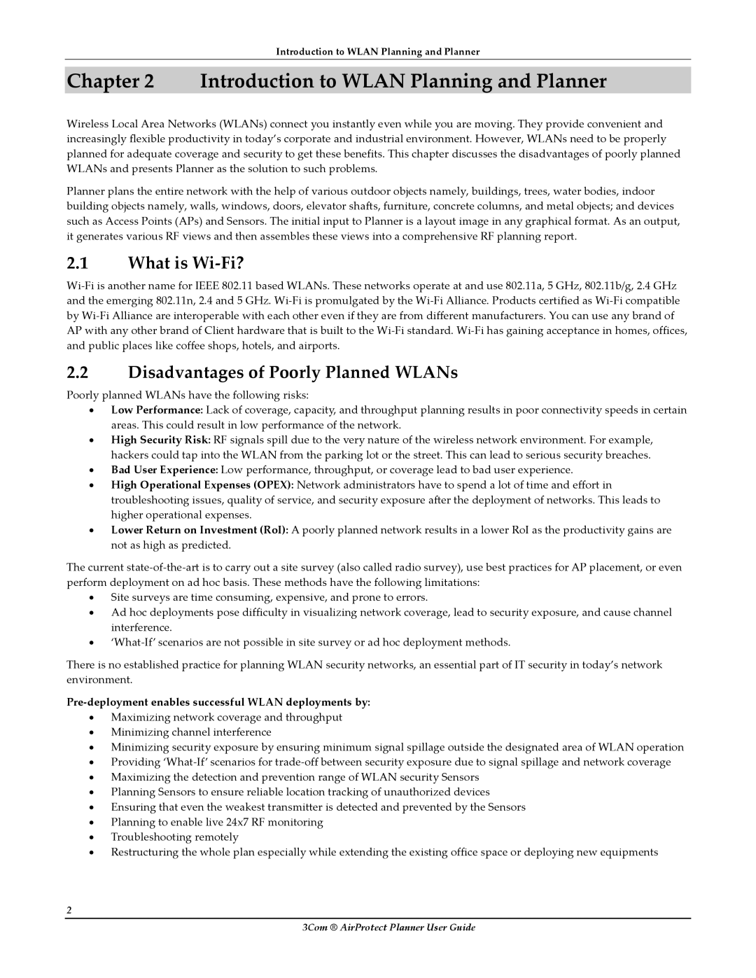 HP AirProtect Security Software manual Introduction to Wlan Planning and Planner, What is Wi‐Fi? 