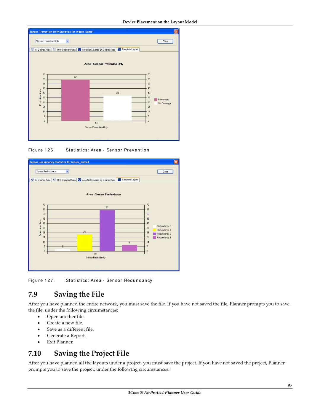 HP AirProtect Security Software manual Saving the File, Saving the Project File 