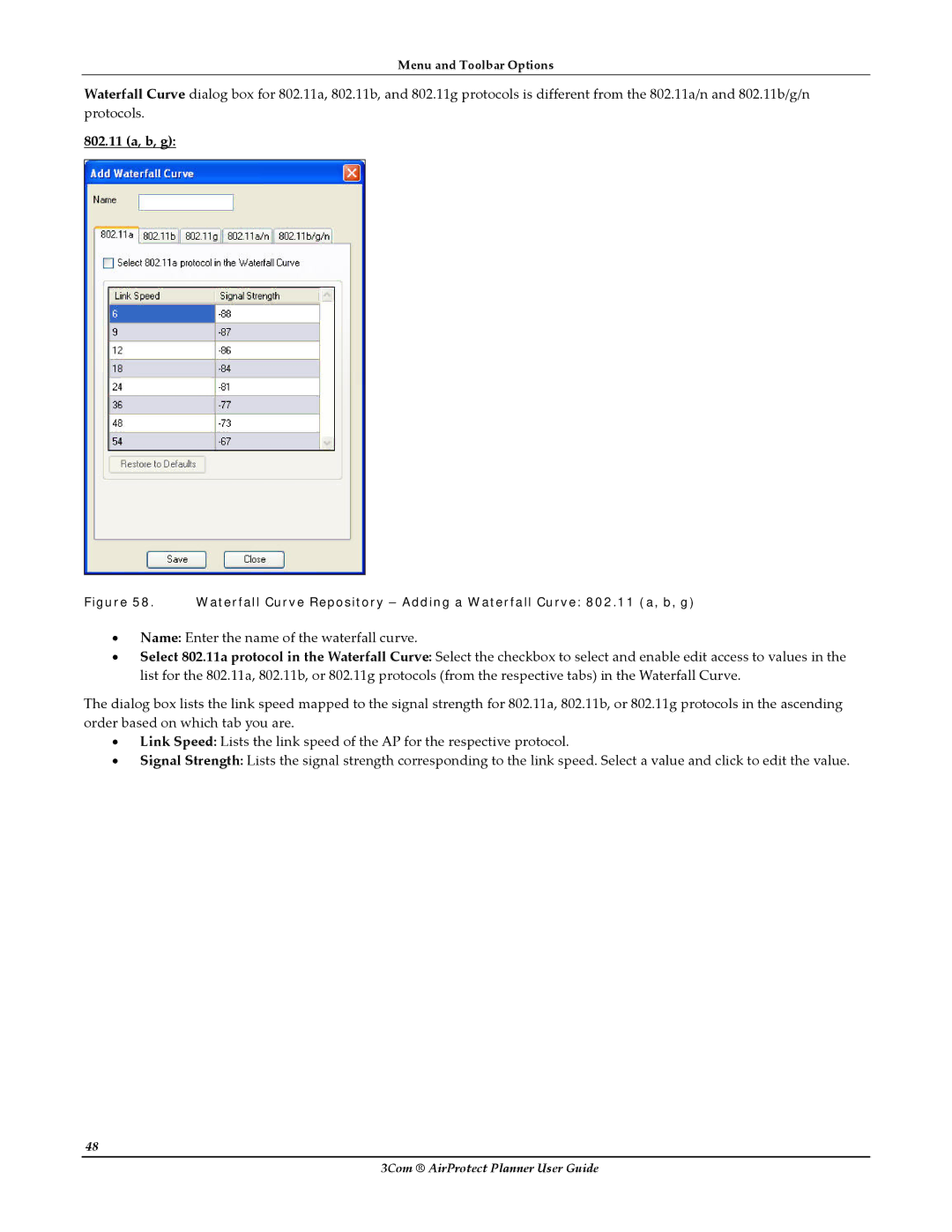 HP AirProtect Security Software manual 802.11 a, b, g 