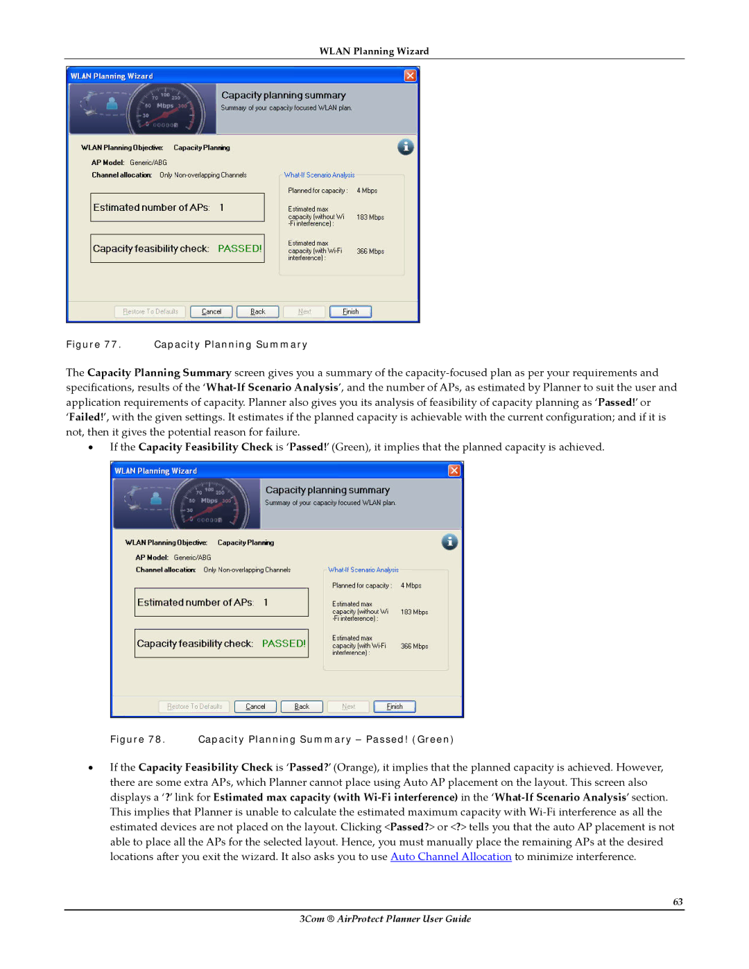 HP AirProtect Security Software manual Capacity Planning Summary 