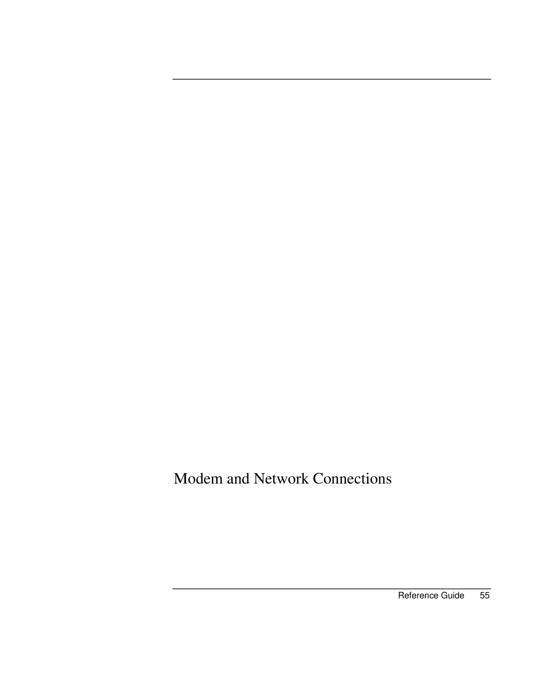 HP AMC20493-001-KT1, AMC20493-001-KT5, AMC20493-001-KT3 manual Modem and Network Connections 