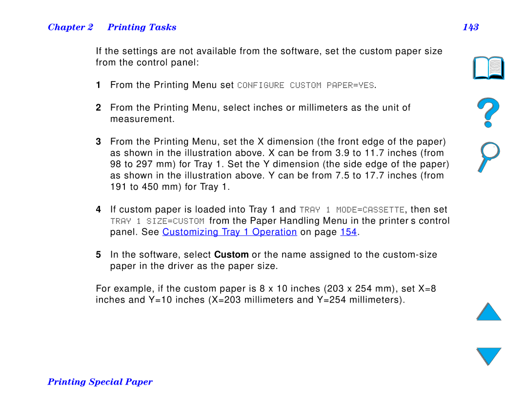 HP and 8150 MFP manual Printing Tasks 143 