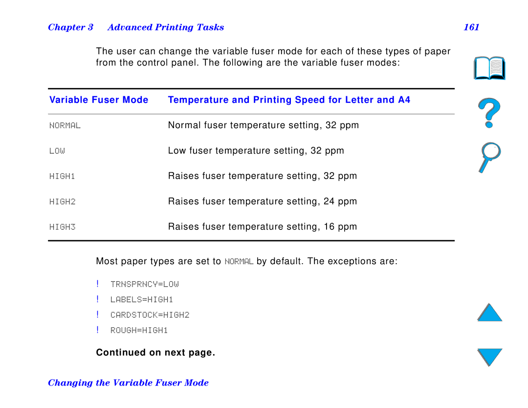 HP and 8150 MFP manual Advanced Printing Tasks 161 