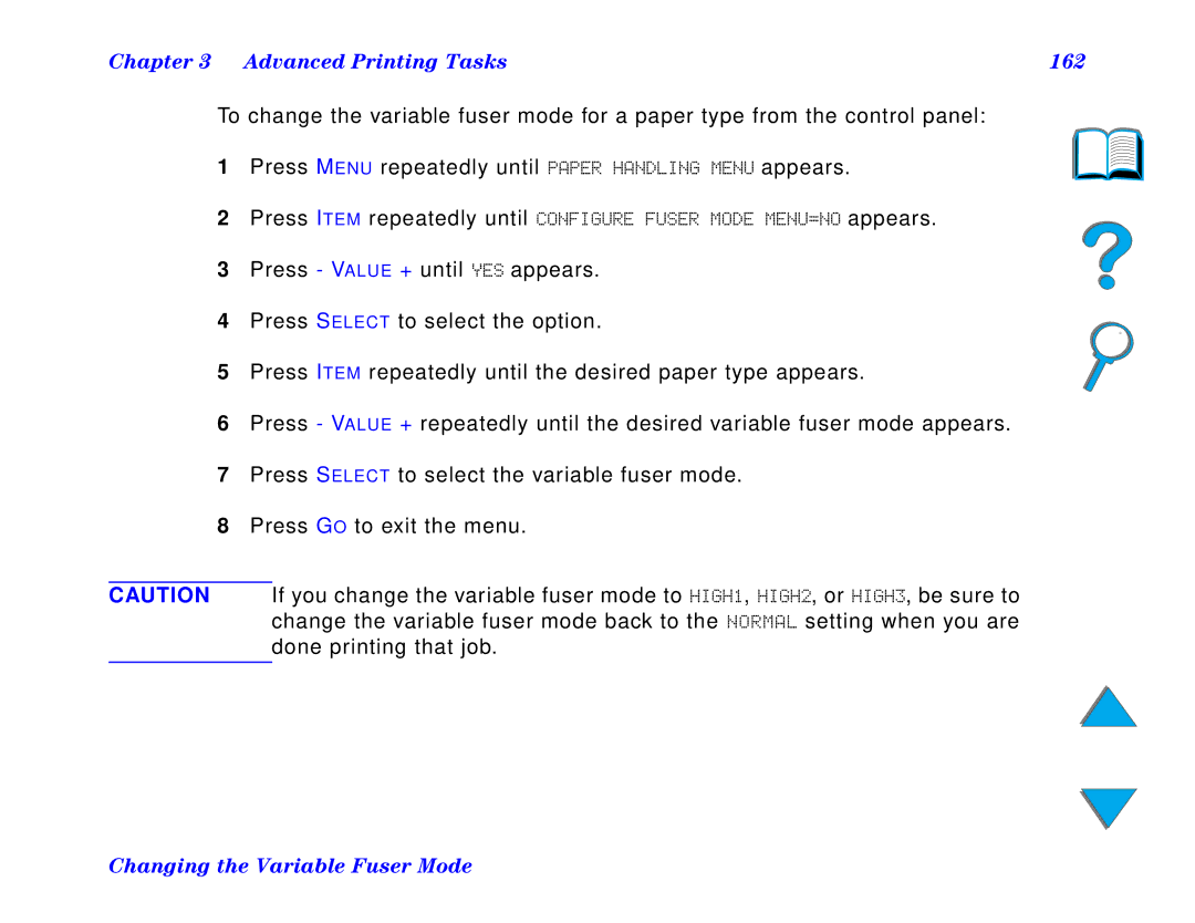 HP and 8150 MFP manual Advanced Printing Tasks 162 