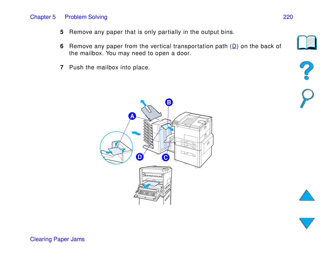 HP and 8150 MFP manual Problem Solving 220 