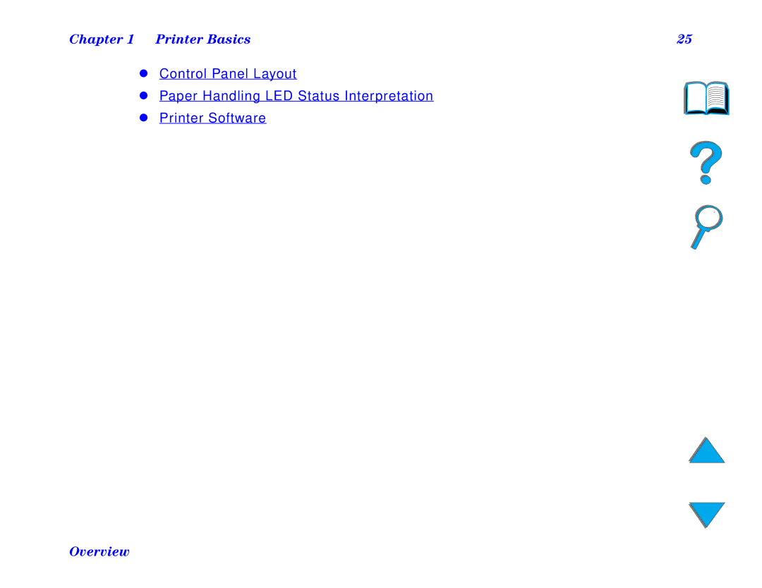 HP and 8150 MFP manual Printer Basics 