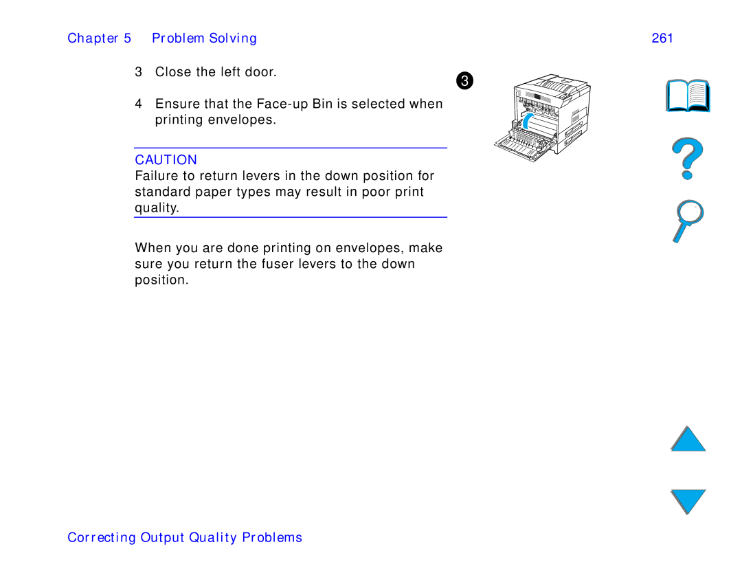 HP and 8150 MFP manual Problem Solving 261 