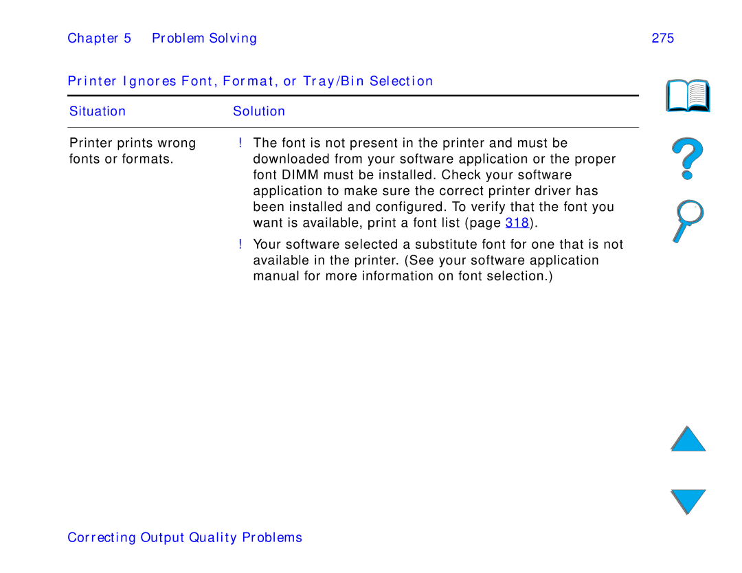 HP and 8150 MFP manual SituationSolution 