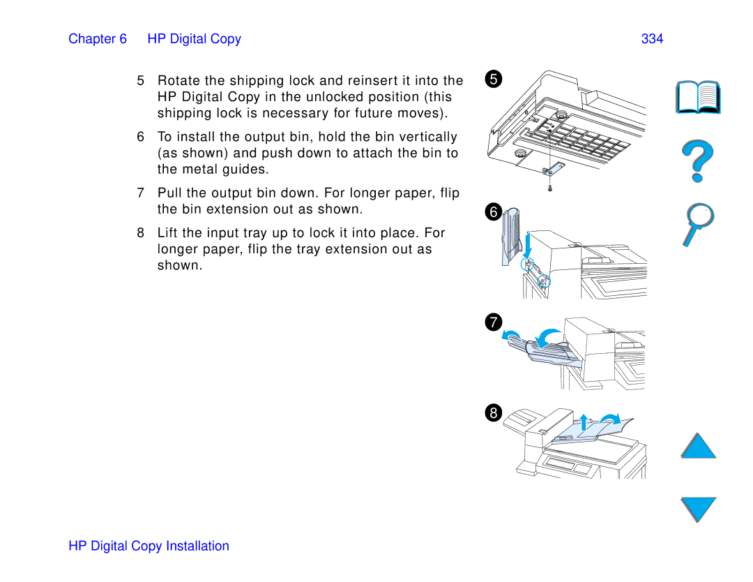 HP and 8150 MFP manual HP Digital Copy Installation 