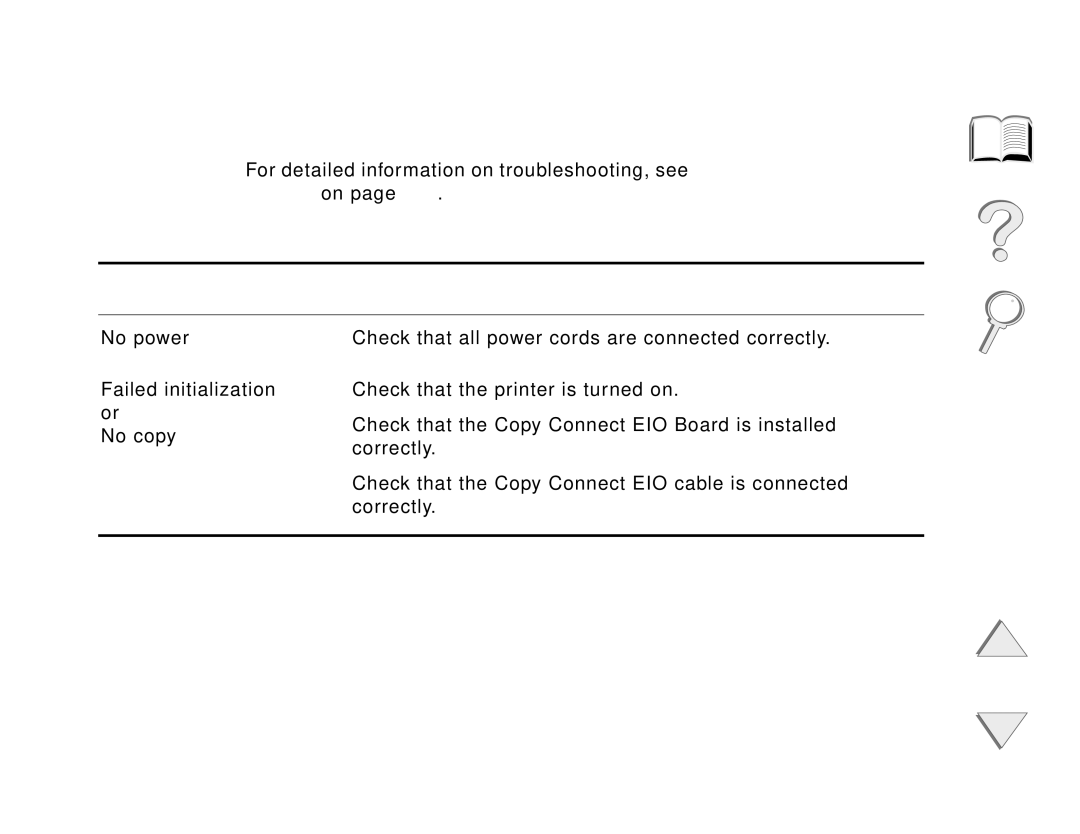 HP and 8150 MFP manual Troubleshoot the HP Digital Copy, HP Digital Copy 345, Problem Recommended Action 